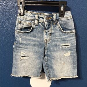 Cat & Jack Light Blue Distressed Denim Shorts